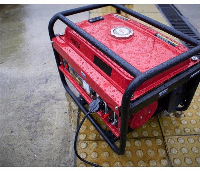 Red portable generator